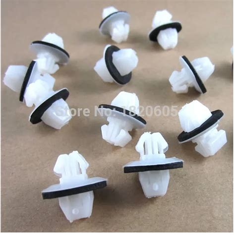 30x White Rocker Panel Moulding Clips With Sealer For Suzuki SX4 Grand