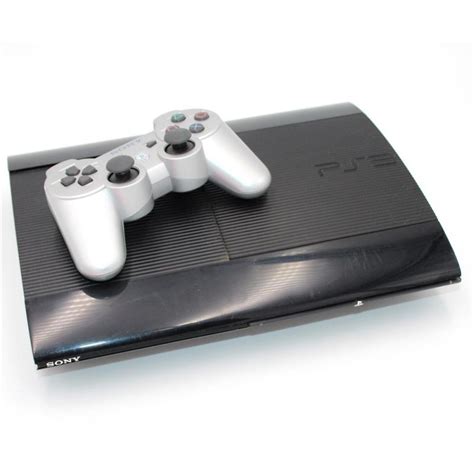 Sony Playstation Ps Konsole Super Slim Gb In Schwarz Cech