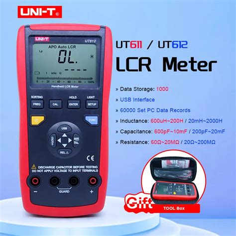 Uni T Ut Ut Digital Lcr Meter Inductance Capacitance Resistance