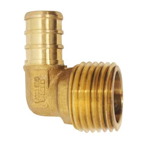 Apollo Apxme12 1 2 In Brass Pex B Barb X 1 2 In Male Pipe Thread