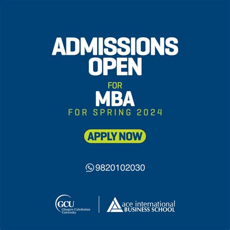 Admissions open for MBA and BBA at Ace. 