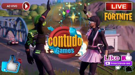 Fortnite Ao Vivo Solo Dupla EsquadrÃo Vem Ver Youtube