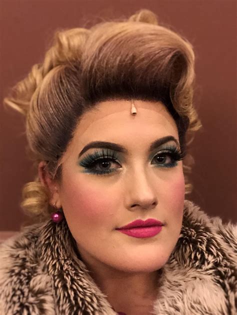 Stage Makeup For Mrs Wormwood In Matilda Musical