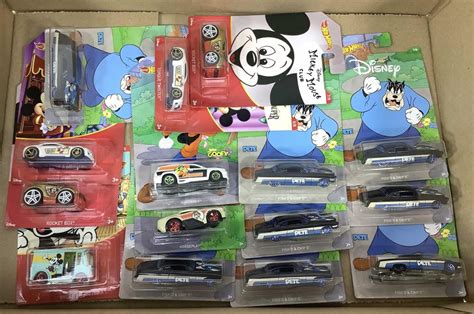 Lot Nip Hot Wheels Cars Mickey Mouse Club