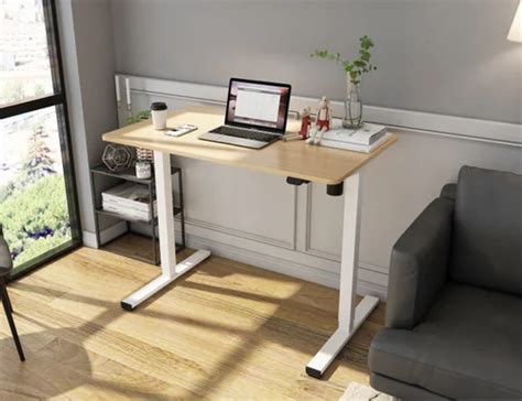 Ergomate Motorized Height Adjustable Standing Desk Single Motor Frame