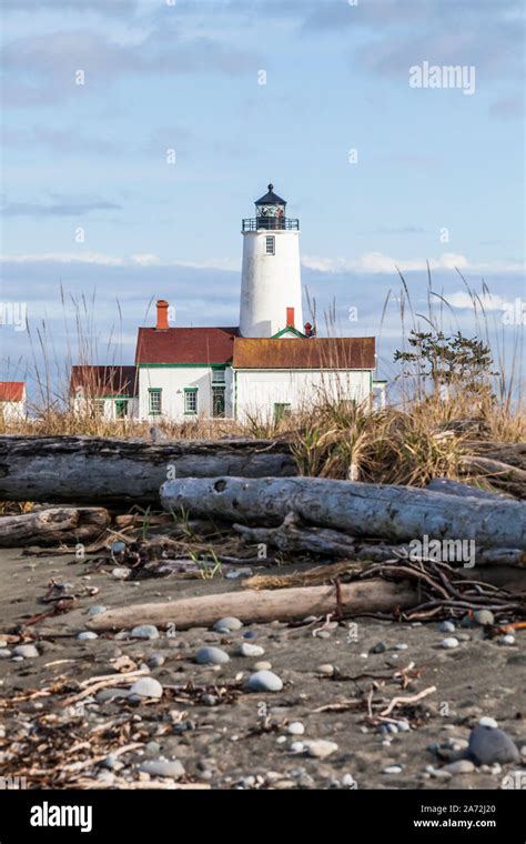 The Dungeness Lighthouse Dungeness Spit State Park Washington State