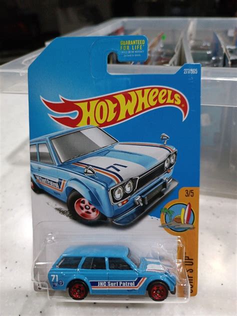 Hot Wheels Datsun 510 Wagon JNC Surf Patrol US Card Hobbies Toys Toys Games On Carousell