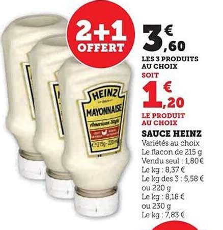 Promo Sauce Heinz Chez Hyper U Icatalogue Fr