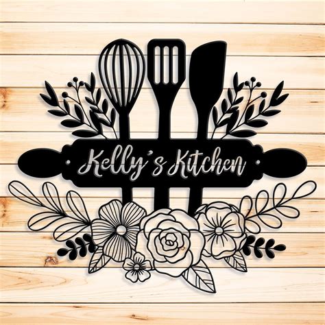 Nanas Kitchen Metal Sign Cute Kitchen Sign Personalized Kitchen Sign