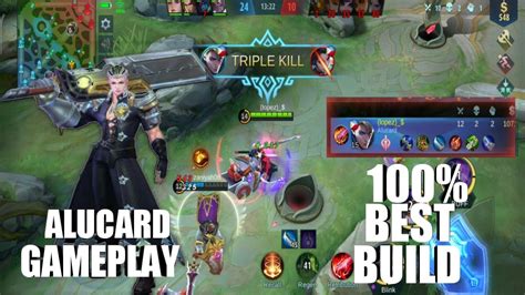 Alucard Best Build Alucard Gameplay Mlbb Youtube