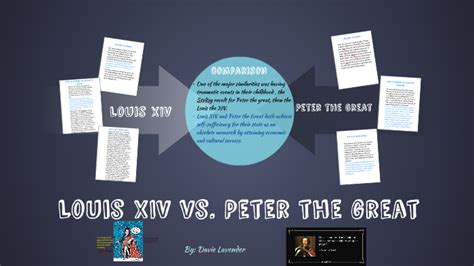 Louis XIV Vs Peter The Great By Davie Lavender On Prezi