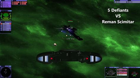 Uss Defiants Fleet Vs Reman Scimitar Star Trek Bridge Commander