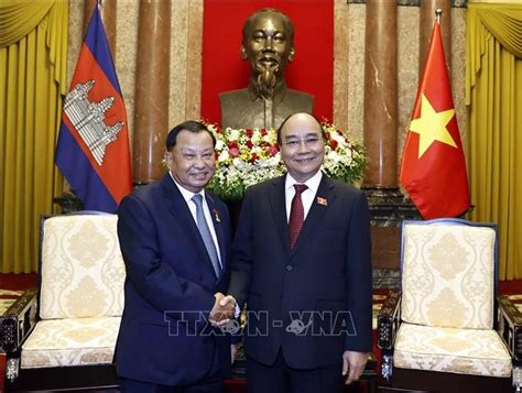 Vietnam Cambodia Seek Ways To Strengthen Ties