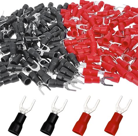 Amazon Uxcell 1000Pcs SV2 4M Insulated Fork Spade U Type Wire