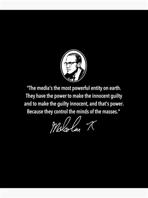 "Malcolm X Quote" Poster by twHistory | Redbubble