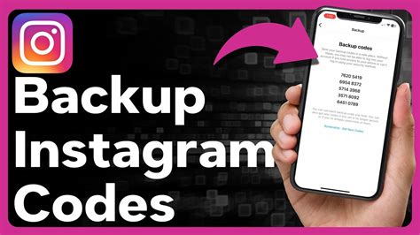 How To Get Backup Codes On Instagram Youtube