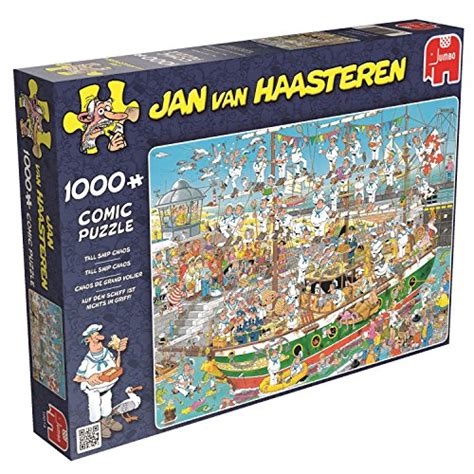 Jumbo Jan Van Haasteren Tall Ship Chaos Jigsaw Puzzle 1000 Piece Buy