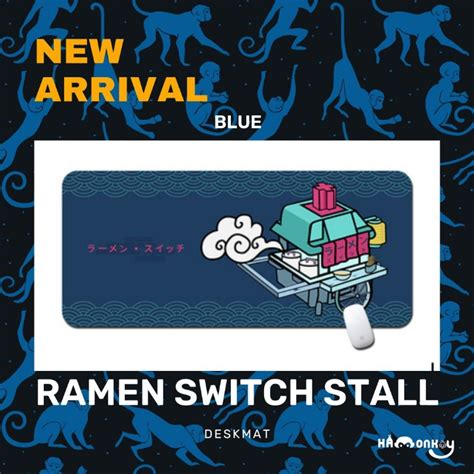 NEW Ramen Switch Stall Deskmat Computers Tech Parts Accessories