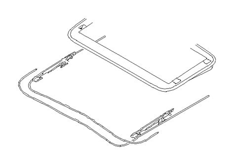 Subaru Legacy Sunroof Cable Guide Sunroof Guide Jaw Al A