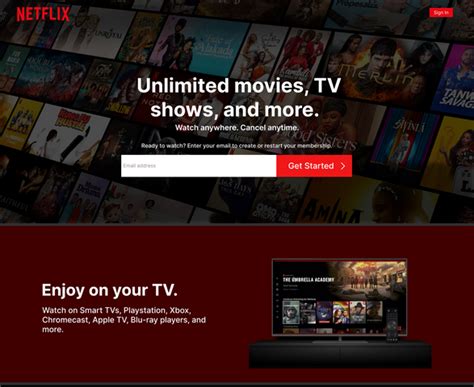 Netflix Landing Page Ui Redesign Figma