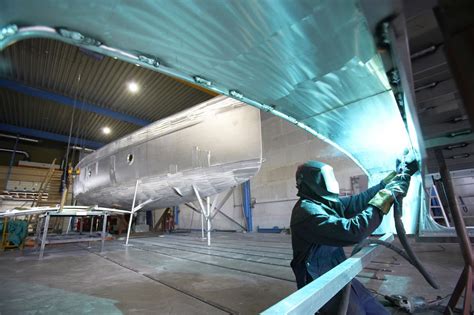 Welding aluminium #sailing #yacht #K&M