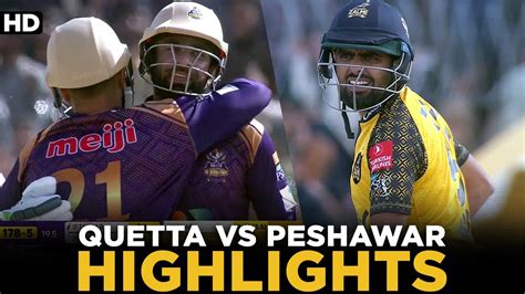 Highlights Exhibition Match Quetta Gladiators Vs Peshawar Zalmi