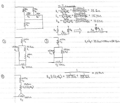 Simplifying A Resistor Network Using Pi T Y Delta Conversion