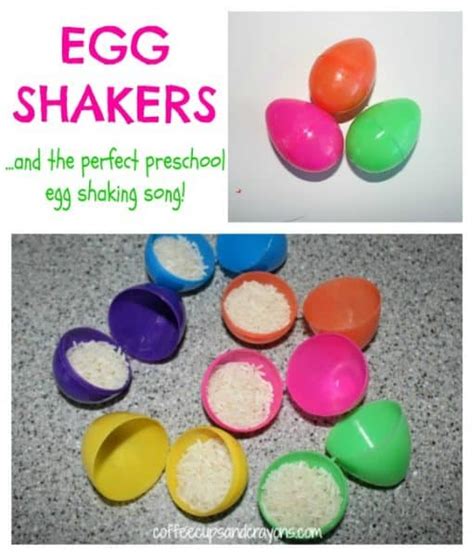 Egg Shakers And Song For Preschoolers Coffee Cups And Crayons