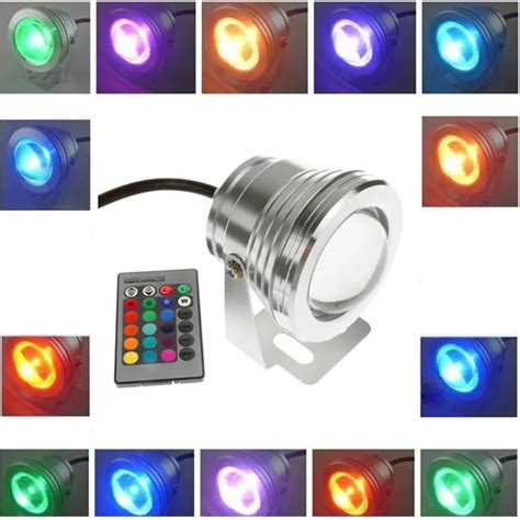 Luz Led Subacu Tica Rgb De W V De Cc Ip Impermeable Para Acuario