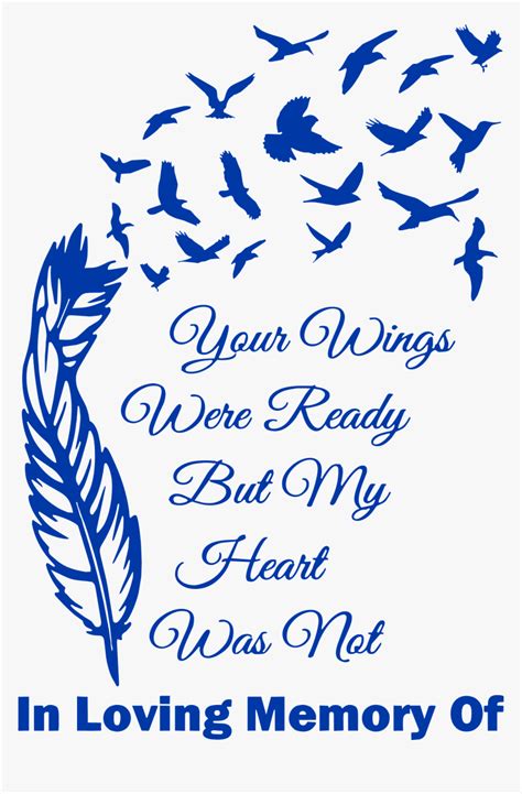 Your Wings Were Ready Free Svg, HD Png Download - kindpng