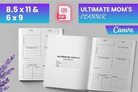 Ultimate Mom S Planner For Canva Kdp Graphic By Boss Designer