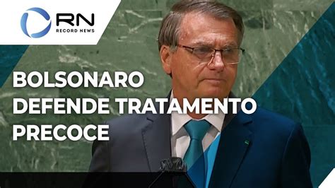 Bolsonaro Defende Tratamento Precoce Contra A Covid 19 Em Discurso Na