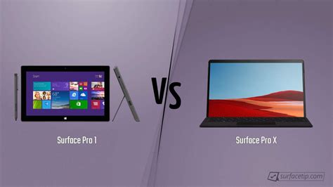 Surface Pro 1 vs. Surface Pro X - Detailed Specs Comparison