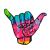 Shaka Good Vibes Tie Dye Sticker U S Custom Stickers