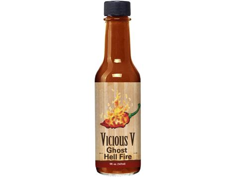 Ghost Pepper Hell Fire Hot Sauce Fl Oz Vicious Hot Sauce