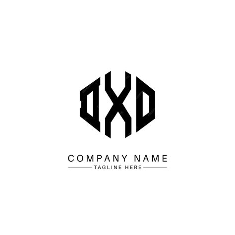 Premium Vector | Dxo letter logo design with polygon shape dxo polygon