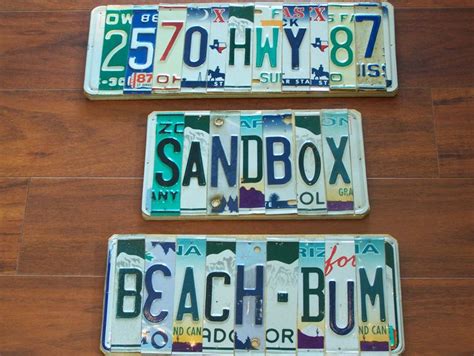 Custom License Plates For The Bar Your Bike Or Golf Cart Custom