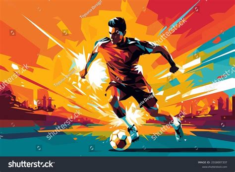 Football Sport Art Stock Photos 158 431 Images Shutterstock