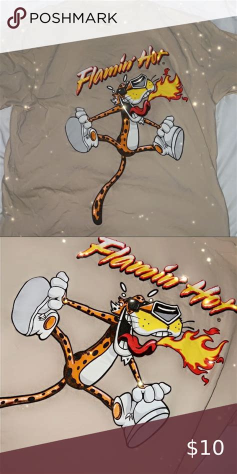 Flamin Hot Cheetos Chester Cheetah T Shirt BoxLunch Exclusive Chester Cheetah Boxlunch