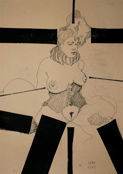 NUDE No 3407 SEXE 70 X 50 Cm Drawing By Michael Lentz Saatchi Art