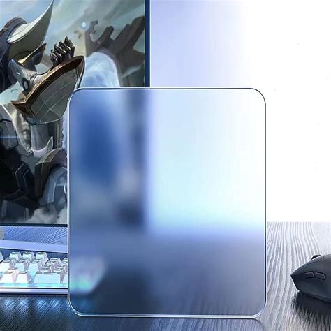 Amazon.com: Glass Mouse pad Gaming Office Hard Ultra Thin Mouse Mat ...