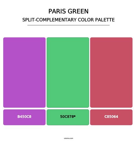 Paris Green Color Palettes