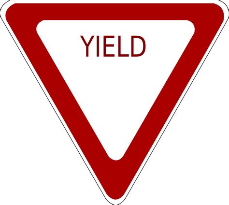 Clipart Yield Road Sign Clipart Best Clipart Best