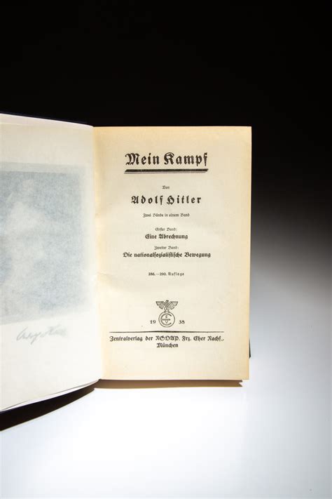 Mein Kampf - The First Edition Rare Books