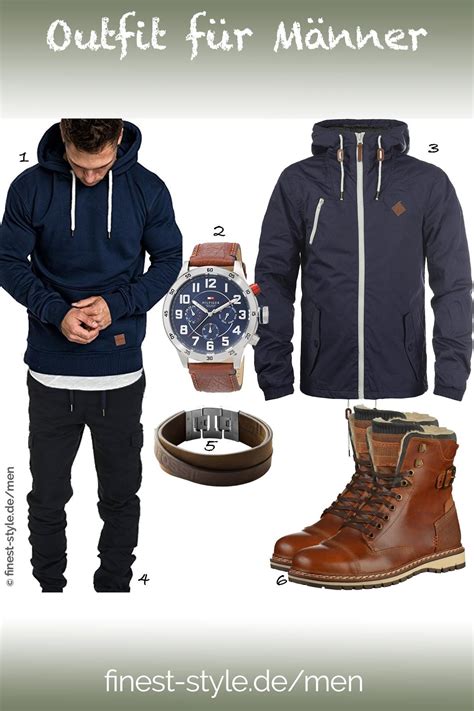 Top Moderner Look Für Herren Kombiniert Mit Teilen Von Fossil Solid