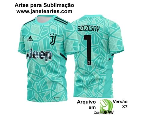 Arte Vetor Estampa Camisa Juventus Goleiro I Janete Artes