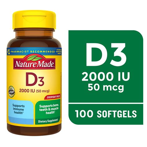 Nature Made Vitamin D Softgels Iu Count In Nepal At Npr