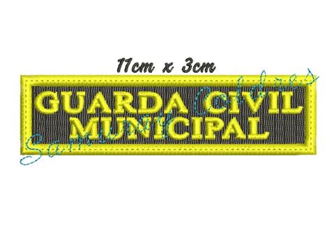 SAMURAY COLDRES Tarjeta Guarda Civil Municipal Bordada Para Peito