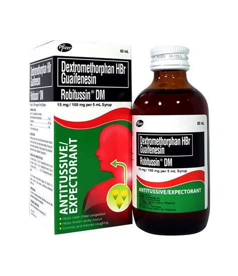 Robitussin Dm 15 Mg 100 Mg Per 5 Ml 60 Ml Syrup Lazada Ph