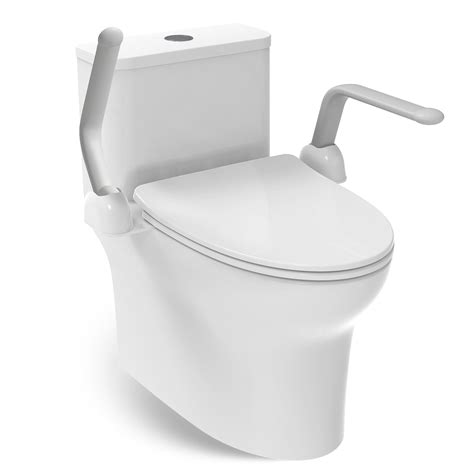 HEINSY Toilet Safety Rail Heavy Duty Foldable Toilet Handrail